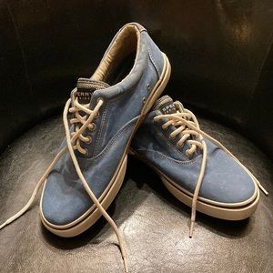 SPERRY Top-Sider Denim Boating Shoes Mens Sz.10